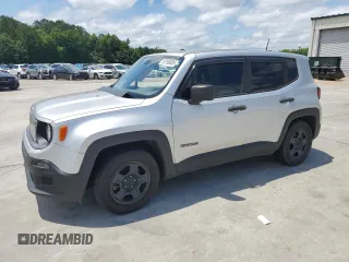 2017 Jeep Renegade Sport with VIN ZACCJAAB3HPF97604, listed as a Copart auction lot 58196085 with 50,873 mi miles and Salvage title. Bid and sale history available at DreamBid. Image 1.