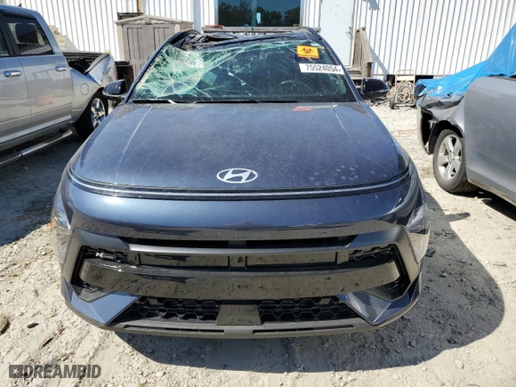 2024 Hyundai Kona N Line with VIN KM8HA3A3XRU048276, listed as a Copart auction lot 75524054 with 5,774 mi miles and Salvage Title. Bid and sale history available at carsss.com. Image 5.