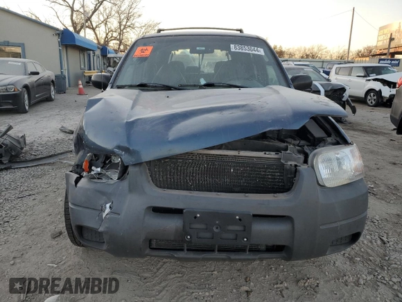 2001 Ford Escape XLS with VIN 1FMYU02191KA64617, listed as a Copart auction lot 83853044 with 187,594 mi miles and Salvage Title. Bid and sale history available at carsss.com. Image 5.