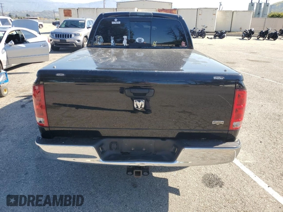 2005 Dodge 1500 SLT with VIN 1D7HA18D55J540688, listed as a Copart auction lot 54895385 with 116,259 mi miles and Salvage Title. Bid and sale history available at DreamBid. Image 6.