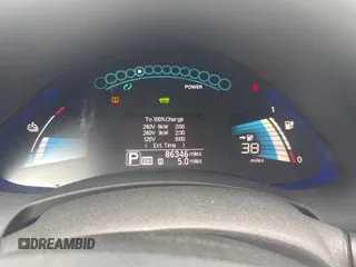 2015 Nissan LEAF S with VIN 1N4AZ0CPXFC308227, listed as a Copart auction lot 52903205 with 86,161 mi miles and Clean Title. Bid and sale history available at carsss.com. Image 8.
