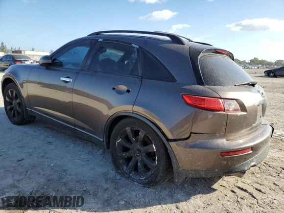 2003 Infiniti FX Options with VIN JNRAS08W53X204134, listed as a Copart auction lot 86943224 with 243,242 mi miles and Non Repairable. Bid and sale history available at DreamBid. Image 2.