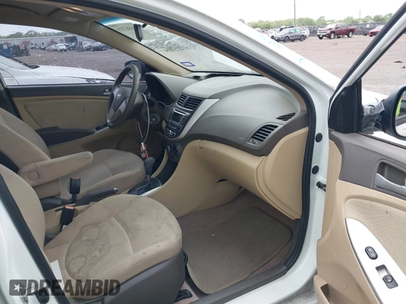2014 Hyundai Accent GLS with VIN KMHCT4AE5EU649178, listed as a IAAI auction lot 41936729 with 102,737 mi miles. Bid and sale history available at carsss.com. Image 5.