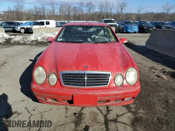 2000 Mercedes-Benz CLK 320/430 with VIN WDBLJ65G7YF159950, listed as a Copart auction lot 43239285 with Not Provided miles and Clean Title. Bid and sale history available at DreamBid. Image 5.
