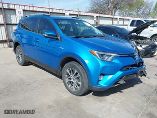 2016 Toyota RAV4 Hybrid XLE with VIN JTMRJREV5GD014170, listed as a IAAI auction lot 41822178 with 89,676 mi miles. Bid and sale history available at carsss.com. Image 1.