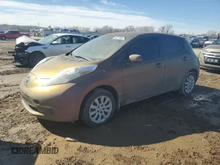 2013 Nissan LEAF SL with VIN 1N4AZ0CP7DC408864, listed as a Copart auction lot 46678885 with 73,424 mi miles and Salvage Title. Bid and sale history available at carsss.com. Image 1.