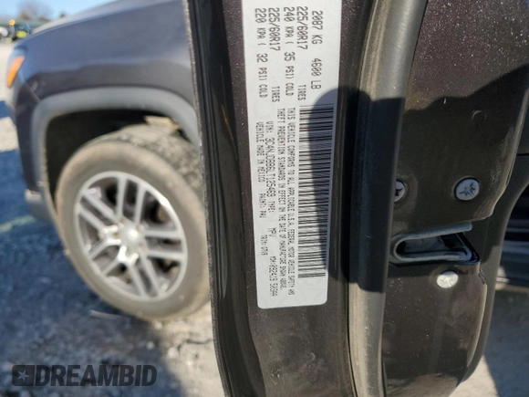 2020 Jeep Compass Altitude z VIN 3C4NJDBB6LT125469, wystawiony jako Copart lot #88016245 z przebiegiem 52 347 mil mil oraz Szkoda całkowita • Salvage title. Historia ofert i sprzedaży dostępna na DreamBid. Obrazek 14.