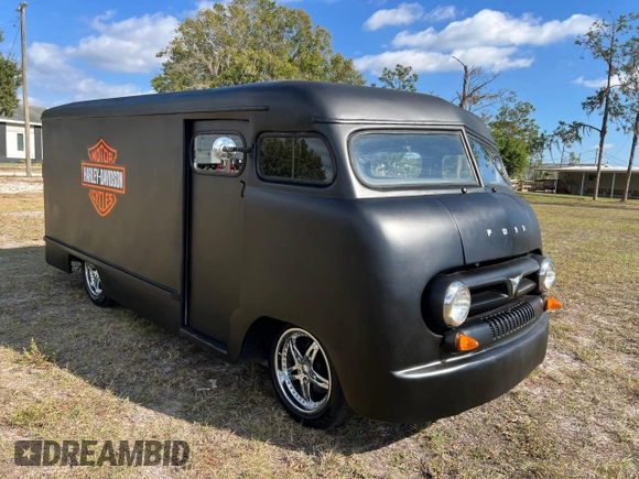 1953 Ford Econoline Cargo with VIN P35D3H37167, listed as a Copart auction lot 52647515 with 147,774 mi miles and Clean Title. Bid and sale history available at DreamBid. Image 2.