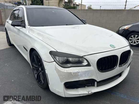 2013 BMW 7 Series 750Li xDrive with VIN WBAYF8C5XDD139832, listed as a IAAI auction lot 42487869 with 149,480 mi miles and . Bid and sale history available at DreamBid. Image 1.