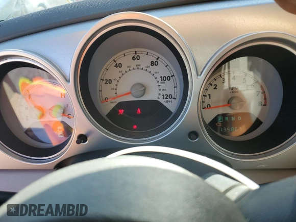 2007 Chrysler PT Cruiser with VIN 3C3HY45X17T591563, listed as a Copart auction lot 74480074 with 135,867 mi miles and Salvage Title. Bid and sale history available at carsss.com. Image 9.