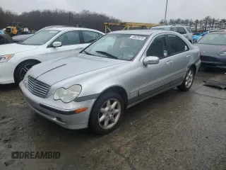 2002 Mercedes-Benz C with VIN WDBRF61J62F291411, listed as a Copart auction lot 49025615 with Not Provided miles and Salvage Title. Bid and sale history available at carsss.com. Image 1.