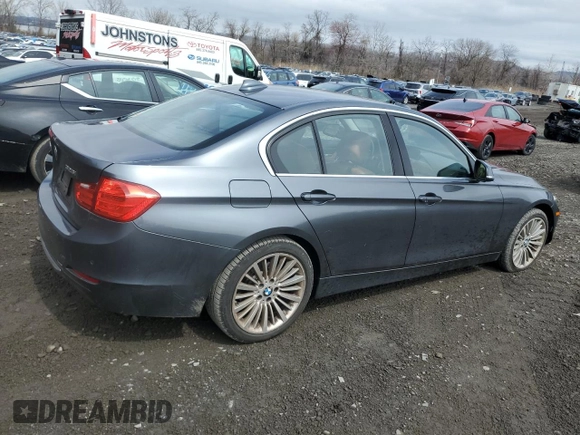 2015 BMW 3 Series 328i xDrive with VIN WBA3B5G53FNS12387, listed as a Copart auction lot 51802455 with 93,173 mi miles and Salvage Title. Bid and sale history available at carsss.com. Image 3.