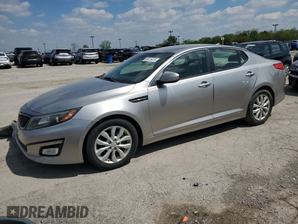2014 Kia Optima LX с VIN 5XXGM4A79EG316248, выставлен на аукционе Copart как лот 56015475 с пробегом 167 779 миль миль и Чистый • Clean title. История ставок и продаж доступна на DreamBid. Изображение 1.