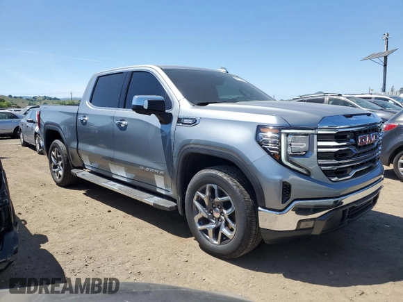 2023 GMC Sierra 1500 SLT z VIN 3GTUUDE86PG246794, wystawiony jako Copart lot #54015905 z przebiegiem 44 295 mil mil oraz Szkoda całkowita • Salvage title. Historia ofert i sprzedaży dostępna na DreamBid. Obrazek 4.