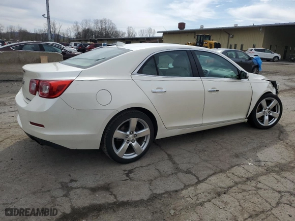 2013 Chevrolet Malibu LTZ with VIN 1G11J5SX6DF304714, listed as a Copart auction lot 52858435 with 118,013 mi miles and Salvage Title. Bid and sale history available at carsss.com. Image 3.