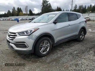 2018 Hyundai Santa Fe 2.4L z VIN 5XYZTDLB4JG527943, wystawiony jako Copart lot #51610245 z przebiegiem 153 145 mil mil oraz Tytuł czysty. Historia ofert i sprzedaży dostępna na DreamBid. Obrazek 1.