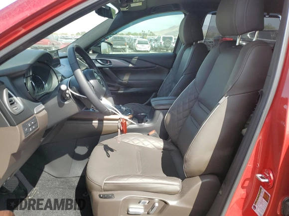 2023 Mazda CX-9 Signature with VIN JM3TCBEY5P0645159, listed as a Copart auction lot 56146465 with 37,985 mi miles and Salvage title. Bid and sale history available at DreamBid. Image 7.