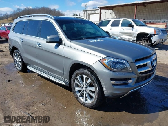 2016 Mercedes-Benz GL with VIN 4JGDF6EE3GA633180, listed as a IAAI auction lot 41623280 with 120,294 mi miles. Bid and sale history available at carsss.com. Image 1.