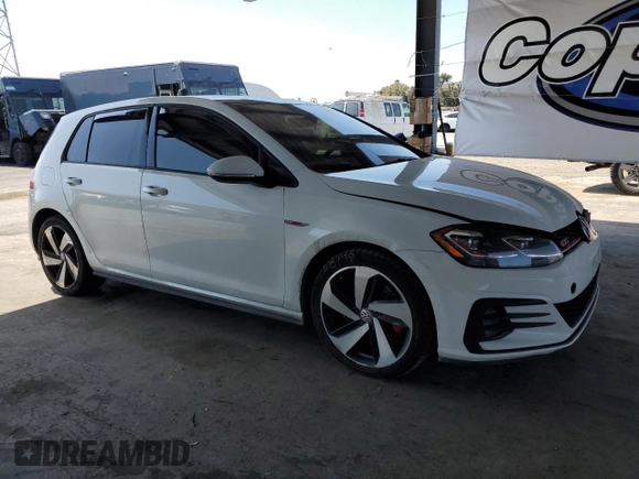 2019 Volkswagen GTI S with VIN 3VW5T7AU3KM018304, listed as a Copart auction lot 56257405 with 70,892 mi miles and Salvage title. Bid and sale history available at DreamBid. Image 4.