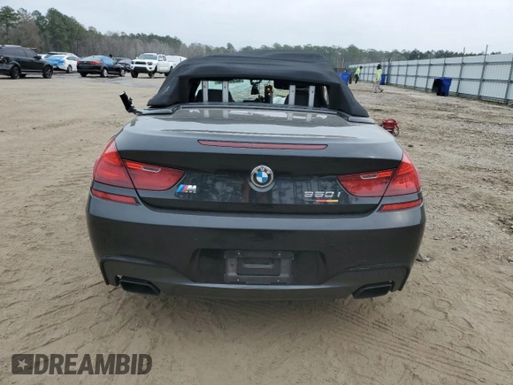 2018 BMW 6 Series 650i with VIN WBA6F5C55JD997212, listed as a Copart auction lot 42994084 with 54,748 mi miles. Bid and sale history available at carsss.com. Image 6.