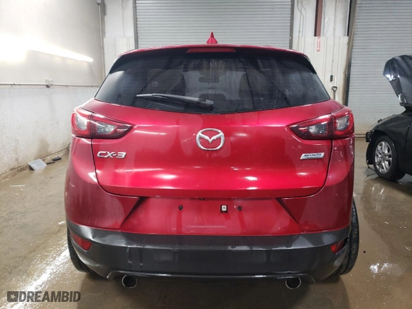 2019 Mazda CX-3 Touring with VIN JM1DKDC75K1416408, listed as a Copart auction lot 87731075 with 101,001 mi miles and Salvage Title. Bid and sale history available at carsss.com. Image 6.