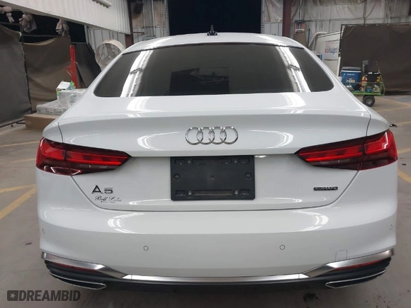 2022 Audi A5 Sportback S line Premium Plus with VIN WAUFACF53NA018986, listed as a IAAI auction lot 41938385 with 21,283 mi miles. Bid and sale history available at carsss.com. Image 16.