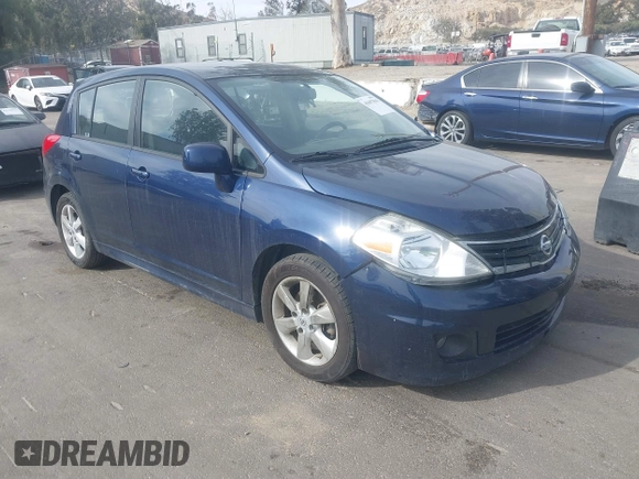 2012 Nissan Versa S with VIN 3N1BC1CPXCK250182, listed as a IAAI auction lot 41697818 with 122,450 mi miles. Bid and sale history available at carsss.com. Image 1.