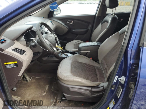 2010 Hyundai Tucson GLS with VIN KM8JU3AC9AU113714, listed as a Copart auction lot 55263765 with 193,175 mi miles and Salvage Title. Bid and sale history available at DreamBid. Image 7.