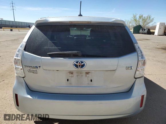 2014 Toyota Prius Two with VIN JTDZN3EU0EJ009787, listed as a Copart auction lot 50413265 with 93,312 mi miles and Salvage Title. Bid and sale history available at DreamBid. Image 6.