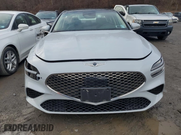 2022 Genesis G70 2.0T with VIN KMTG34TA3NU087847, listed as a Copart auction lot 83541034 with 65,891 mi miles and Salvage Title. Bid and sale history available at DreamBid. Image 5.