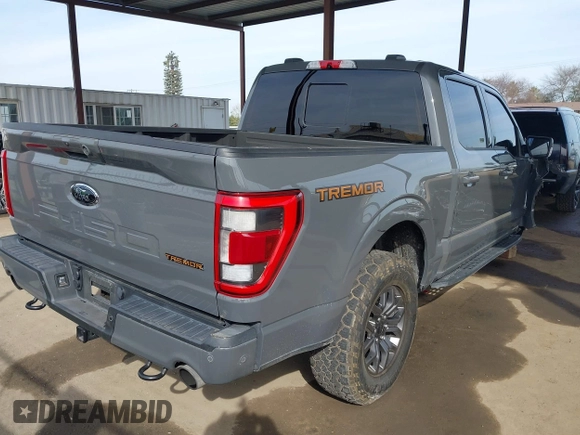 2021 Ford F-150 XL with VIN 1FTEW1E80MFD01797, listed as a IAAI auction lot 41666630 with 25,019 mi miles. Bid and sale history available at carsss.com. Image 4.