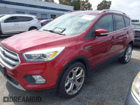 2019 Ford Escape Titanium with VIN 1FMCU0J96KUB79330, listed as a IAAI auction lot 42018346 with 35,500 mi miles and . Bid and sale history available at DreamBid. Image 23.
