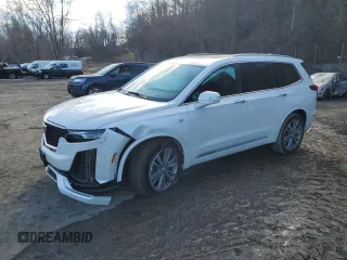 2020 Cadillac XT6 AWD Premium Luxury z VIN 1GYKPDRS0LZ115837, wystawiony jako Copart lot #47559405 z przebiegiem 82 581 mil mil oraz Szkoda całkowita • Salvage title. Historia ofert i sprzedaży dostępna na DreamBid. Obrazek 1.