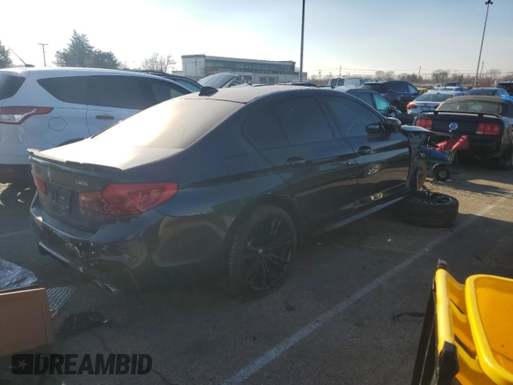 2019 BMW M5 Competition with VIN WBSJF0C50KB285504, listed as a Copart auction lot 71263302 with 0 mi miles. Bid and sale history available at carsss.com. Image 3.