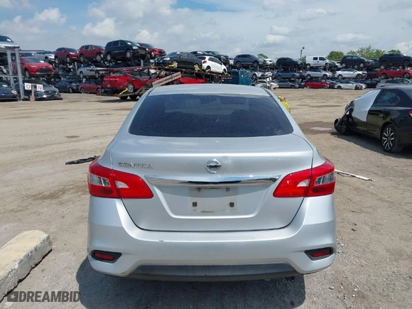2017 Nissan Sentra SV with VIN 3N1AB7AP5HY324665, listed as a IAAI auction lot 41883100 with 95,872 mi miles. Bid and sale history available at carsss.com. Image 16.