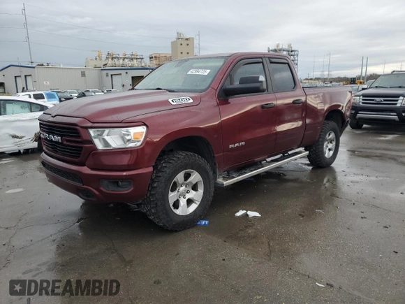2019 Ram 1500 Tradesman with VIN 1C6RRECT3KN737951, listed as a Copart auction lot 42994725 with 68,969 mi miles and Non repairable. Bid and sale history available at DreamBid. Image 1.
