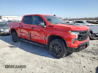 2024 Chevrolet Silverado 1500 with VIN 3GCUDFED9RG360543, listed as a Copart auction lot 48766455 with 13,504 mi miles and Salvage Title. Bid and sale history available at DreamBid. Image 4.