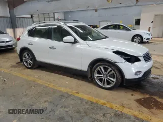 2012 Infiniti EX Journey with VIN JN1AJ0HR2CM451564, listed as a Copart auction lot 84375224 with 137,388 mi miles and Salvage Title. Bid and sale history available at DreamBid. Image 4.