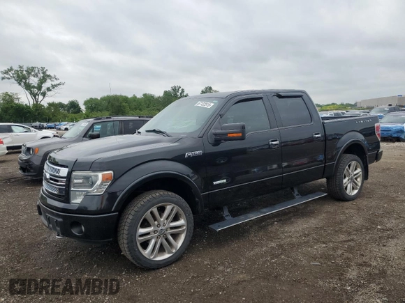 2013 Ford F-150 XL with VIN 1FTFW1ET8DFB03249, listed as a Copart auction lot 57122515 with 113,124 mi miles and Salvage title. Bid and sale history available at DreamBid. Image 1.