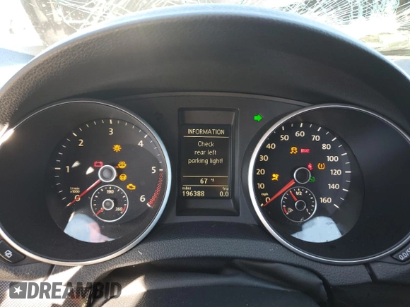 2010 Volkswagen Jetta SportWagen TDI with VIN 3VWPL7AJ1AM625444, listed as a Copart auction lot 78729884 with 196,388 mi miles and Non Repairable. Bid and sale history available at carsss.com. Image 9.