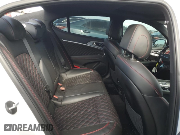 2021 Genesis G70 3.3T with VIN KMTG74LEXMU070081, listed as a Copart auction lot 72065504 with 73,851 mi miles and Clean Title. Bid and sale history available at carsss.com. Image 10.
