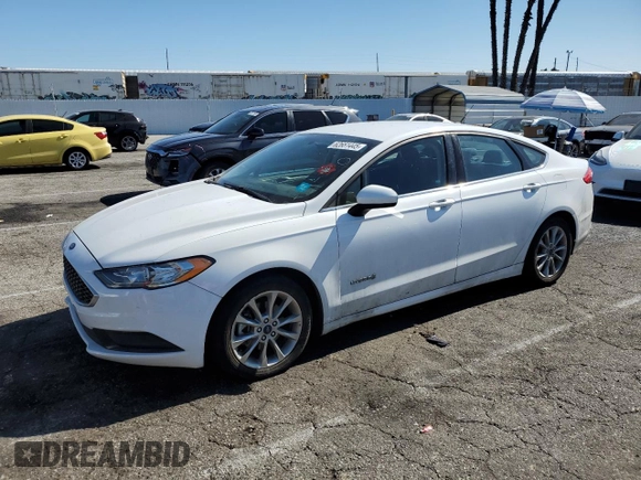 2017 Ford Fusion Hybrid SE with VIN 3FA6P0LU9HR381403, listed as a Copart auction lot 62651445 with 163,089 mi miles and Salvage title. Bid and sale history available at DreamBid. Image 1.