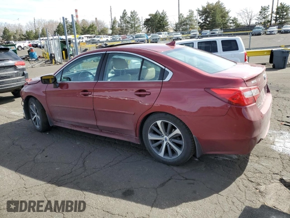 2017 Subaru Legacy Limited with VIN 4S3BNAN61H3005988, listed as a Copart auction lot 48822665 with 119,303 mi miles and Salvage Title. Bid and sale history available at carsss.com. Image 2.