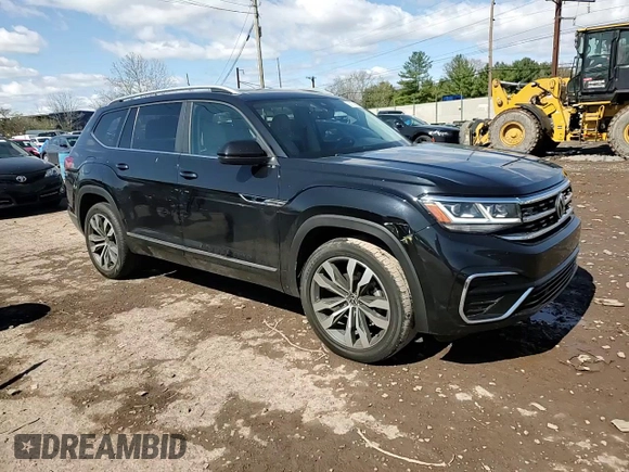 2021 Volkswagen Atlas SEL R-Line with VIN 1V2SR2CA3MC601341, listed as a Copart auction lot 52170625 with 98,828 mi miles and Salvage title. Bid and sale history available at DreamBid. Image 11.