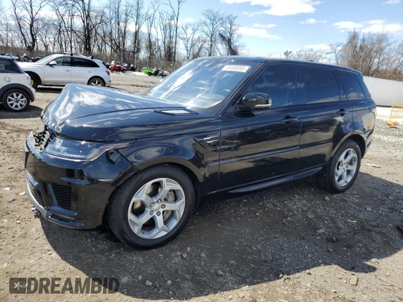 2018 Land Rover Range Rover Sport HSE with VIN SALWR2RV2JA189197, listed as a Copart auction lot 49468355 with 30,171 mi miles and Salvage Title. Bid and sale history available at carsss.com. Image 1.
