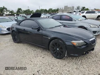 2007 BMW 6 Series 650i with VIN WBAEK135X7CN83213, listed as a Copart auction lot 74944794 with 0 mi miles and Clean Title. Bid and sale history available at carsss.com. Image 4.