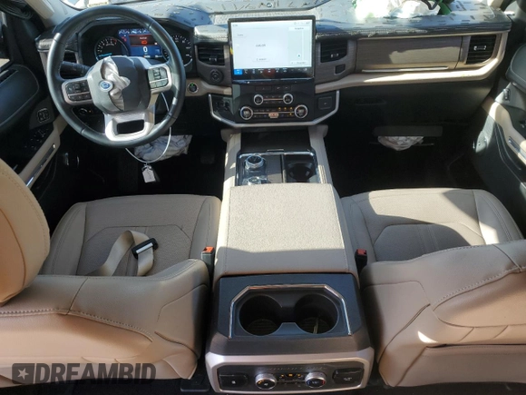 2023 Ford Expedition Limited with VIN 1FMJU2A82PEA31624, listed as a Copart auction lot 53244415 with 33,063 mi miles and Salvage title. Bid and sale history available at DreamBid. Image 8.