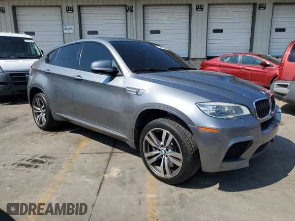 2013 BMW X6 M with VIN 5YMGZ0C5XDLL29831, listed as a Copart auction lot 71560674 with 116,849 mi miles and Salvage Title. Bid and sale history available at carsss.com. Image 4.