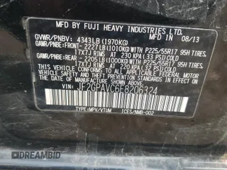 2014 Subaru Crosstrek Premium с VIN JF2GPAVC6E8206324, выставлен на аукционе Copart как лот 59358965 с пробегом 169 707 миль миль и Списание • Salvage title. История ставок и продаж доступна на DreamBid. Изображение 12.