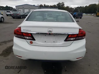 2014 Honda Civic Sedan LX with VIN 2HGFB2F53EH500810, listed as a Copart auction lot 80102174 with 135,339 mi miles and Salvage Title. Bid and sale history available at carsss.com. Image 6.